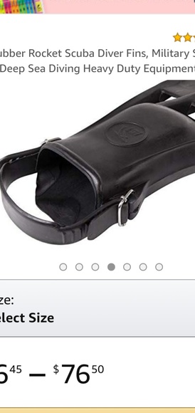 NEW!NWOB,IST rubber rocket military diving fins - Picture 4 of 7